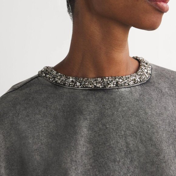 99% NEW SANDRO SWEATER, SIZE 1 - Picture 4 of 10